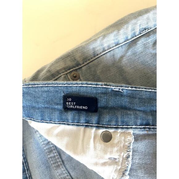 Gap Lightweight Best Girlfriend Jeans in Light Indigo - Picture 3 of 10